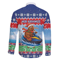 New Zealand Christmas Family Matching Mermaid Dress and Hawaiian Shirt Funny Jet Ride Kiwi Xmas LT05 - Polynesian Pride