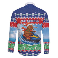 New Zealand Christmas Family Matching Short Sleeve Bodycon Dress and Hawaiian Shirt Funny Jet Ride Kiwi Xmas LT05 - Polynesian Pride