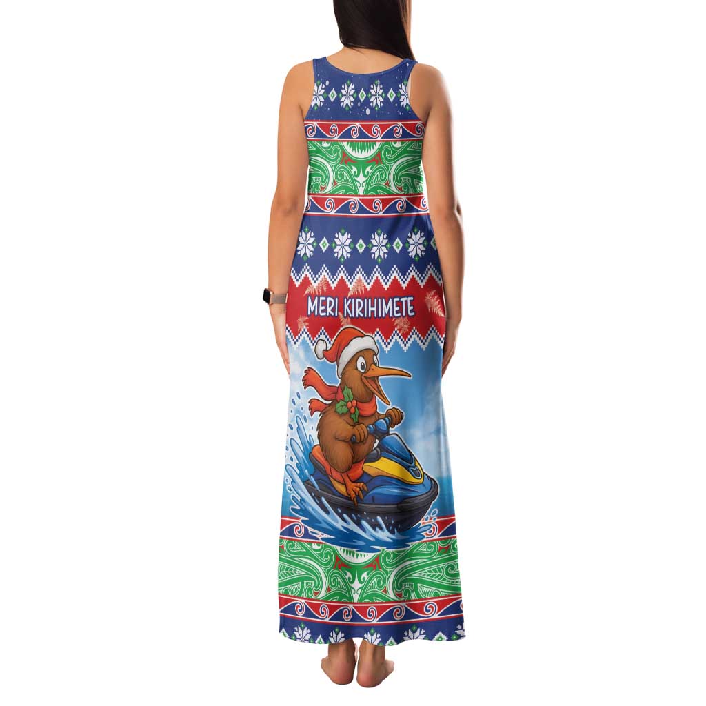 New Zealand Christmas Family Matching Tank Maxi Dress and Hawaiian Shirt Funny Jet Ride Kiwi Xmas LT05 - Polynesian Pride