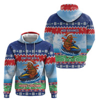 New Zealand Christmas Hoodie Funny Jet Ride Kiwi Xmas LT05 - Polynesian Pride