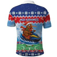 New Zealand Christmas Polo Shirt Funny Jet Ride Kiwi Xmas LT05 - Polynesian Pride