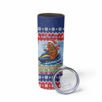 New Zealand Christmas Skinny Tumbler Funny Jet Ride Kiwi Xmas LT05 - Polynesian Pride