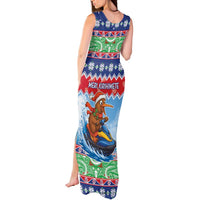 New Zealand Christmas Tank Maxi Dress Funny Jet Ride Kiwi Xmas LT05 - Polynesian Pride