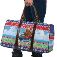 New Zealand Christmas Travel Bag Funny Jet Ride Kiwi Xmas LT05 - Polynesian Pride