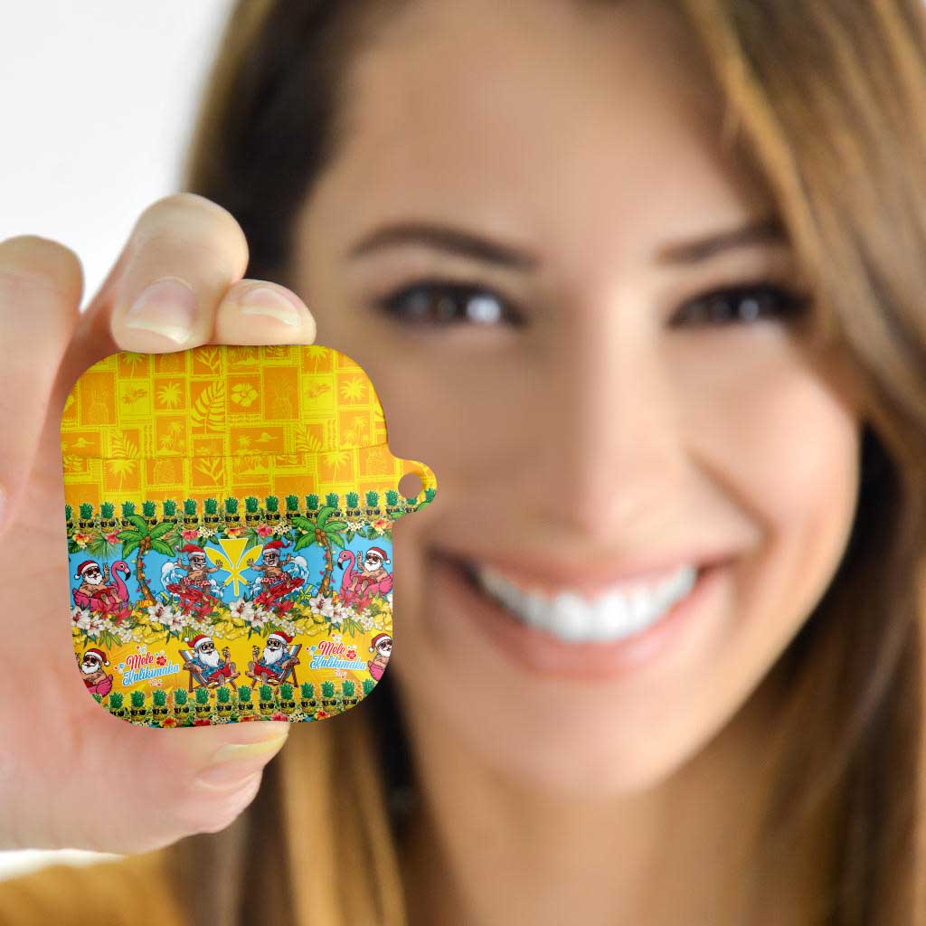 Hawaii Christmas AirPods Case Mele Kalikimaka Tropical Vibes - Polynesian Pride