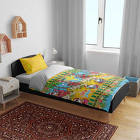 Hawaii Christmas Bedding Set Mele Kalikimaka Tropical Vibes - Polynesian Pride