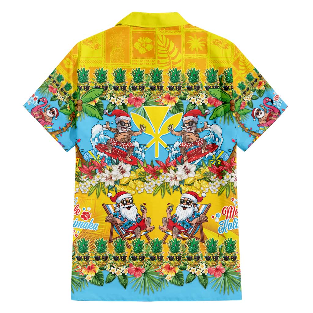 Hawaii Christmas Hawaiian Shirt Mele Kalikimaka Tropical Vibes - Polynesian Pride