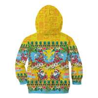 Hawaii Christmas Kid Hoodie Mele Kalikimaka Tropical Vibes - Polynesian Pride