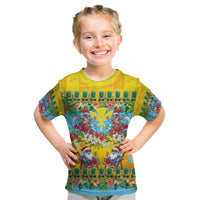 Hawaii Christmas Kid T Shirt Mele Kalikimaka Tropical Vibes LT05 Colorful - Polynesian Pride