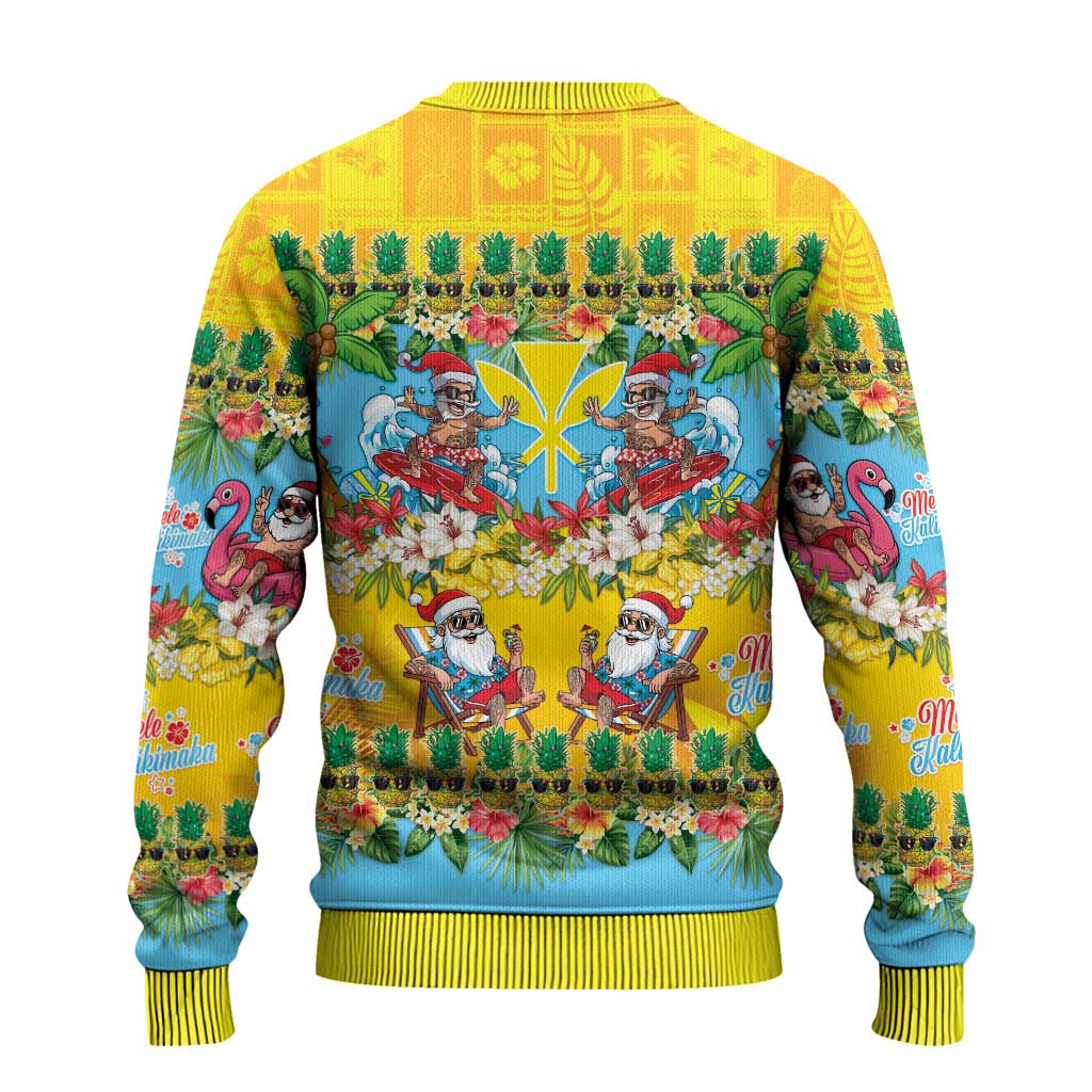 Hawaii Christmas Ugly Christmas Sweater Mele Kalikimaka Tropical Vibes LT05 - Polynesian Pride