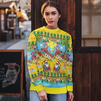 Hawaii Christmas Ugly Christmas Sweater Mele Kalikimaka Tropical Vibes LT05 - Polynesian Pride