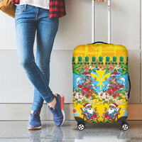 Hawaii Christmas Luggage Cover Mele Kalikimaka Tropical Vibes - Polynesian Pride