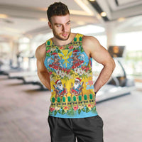 Hawaii Christmas Men Tank Top Mele Kalikimaka Tropical Vibes - Polynesian Pride