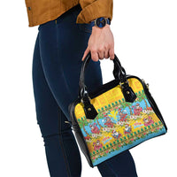 Hawaii Christmas Shoulder Handbag Mele Kalikimaka Tropical Vibes - Polynesian Pride