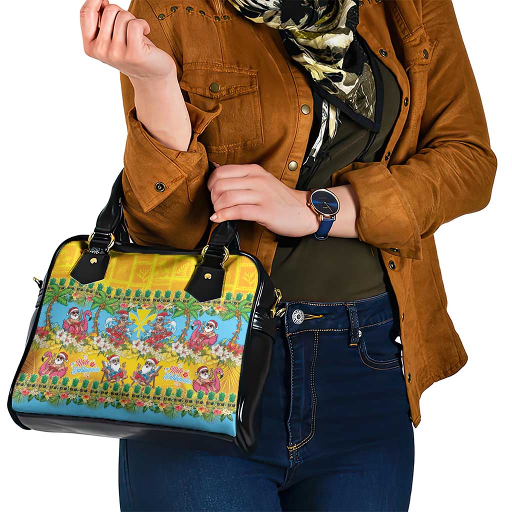 Hawaii Christmas Shoulder Handbag Mele Kalikimaka Tropical Vibes - Polynesian Pride
