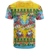 Hawaii Christmas T Shirt Mele Kalikimaka Tropical Vibes - Polynesian Pride