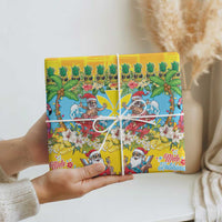 Hawaii Christmas Wrapping Paper Mele Kalikimaka Tropical Vibes - Polynesian Pride