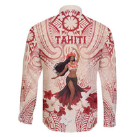 Tahiti Women's Day Family Matching Off Shoulder Long Sleeve Dress and Hawaiian Shirt With Polynesian Pattern LT05 - Polynesian Pride