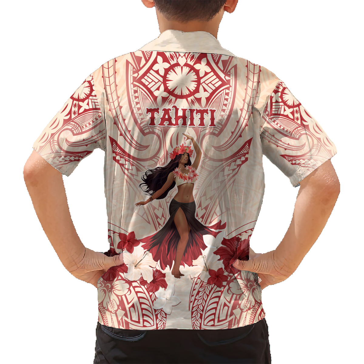 Tahiti Women's Day Kid Hawaiian Shirt With Polynesian Pattern LT05 - Polynesian Pride