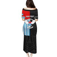 Personalised West Papua Family Matching Puletasi and Hawaiian Shirt Polynesian Pattern With Coat Of Arms LT05 - Polynesian Pride