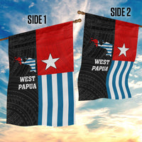 West Papua Garden Flag Polynesian Pattern With Coat Of Arms LT05 - Polynesian Pride