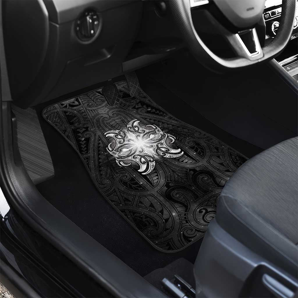 New Zealand Matariki Car Mats Maori Moko Black Galaxy