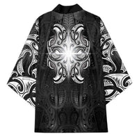 New Zealand Matariki Kimono Maori Moko Black Galaxy