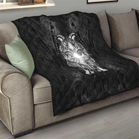 New Zealand Matariki Quilt Maori Moko Black Galaxy
