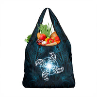 New Zealand Matariki Waita Grocery Bag Maori Moko Dark Blue Galaxy LT05 1-pack One Size Blue - Polynesian Pride