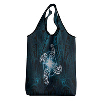 New Zealand Matariki Waita Grocery Bag Maori Moko Dark Blue Galaxy LT05 - Polynesian Pride