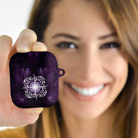 New Zealand Matariki Waipunarangi AirPods Case Maori Moko Purple Galaxy LT05 - Polynesian Pride