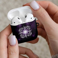 New Zealand Matariki Waipunarangi AirPods Case Maori Moko Purple Galaxy LT05 - Polynesian Pride