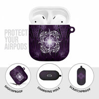New Zealand Matariki Waipunarangi AirPods Case Maori Moko Purple Galaxy LT05 - Polynesian Pride