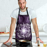 New Zealand Matariki Waipunarangi Apron Maori Moko Purple Galaxy