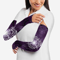 New Zealand Matariki Waipunarangi Arm Sleeves Maori Moko Purple Galaxy LT05 - Polynesian Pride