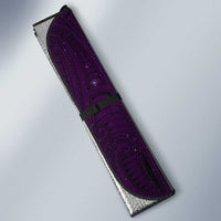 New Zealand Matariki Waipunarangi Auto Sun Shade Maori Moko Purple Galaxy LT05 - Polynesian Pride