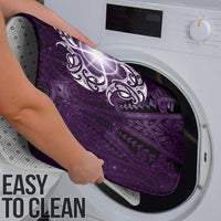 New Zealand Matariki Waipunarangi Bathroom Set Maori Moko Purple Galaxy LT05 - Polynesian Pride