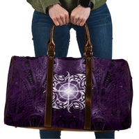 New Zealand Matariki Waipunarangi Travel Bag Maori Moko Purple Galaxy LT05 Purple - Polynesian Pride