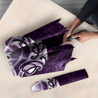 New Zealand Matariki Waipunarangi Umbrella Maori Moko Purple Galaxy LT05 - Polynesian Pride