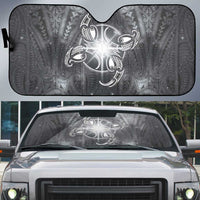 New Zealand Matariki Ururangi Auto Sun Shade Maori Moko Grey Galaxy LT05 Grey - Polynesian Pride