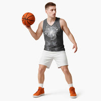 New Zealand Matariki Ururangi Basketball Jersey Maori Moko Grey Galaxy