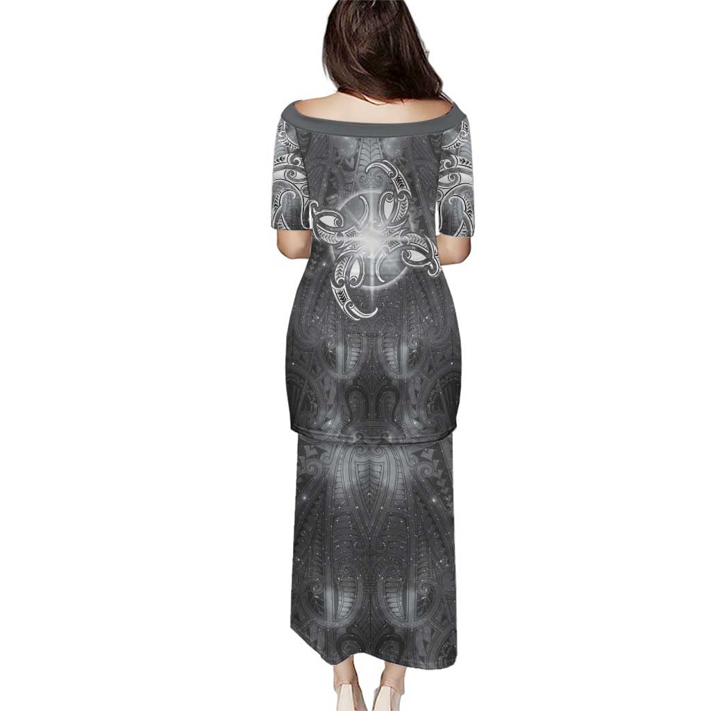 New Zealand Matariki Ururangi Puletasi Maori Moko Grey Galaxy LT05 - Polynesian Pride