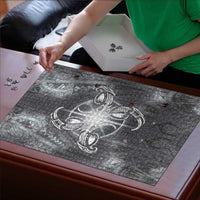 New Zealand Matariki Ururangi Puzzle Maori Moko Grey Galaxy