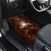 New Zealand Matariki Tupuanuku Car Mats Maori Moko Brown Galaxy LT05 - Polynesian Pride