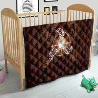 New Zealand Matariki Tupuanuku Quilt Maori Moko Brown Galaxy