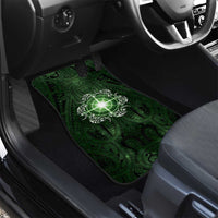 New Zealand Matariki Tupuarangi Car Mats Maori Moko Green Galaxy LT05 - Polynesian Pride