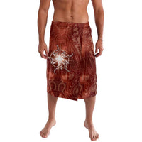 New Zealand Matariki Pohutukawa Lavalava Maori Moko Red Galaxy LT05 Red - Polynesian Pride