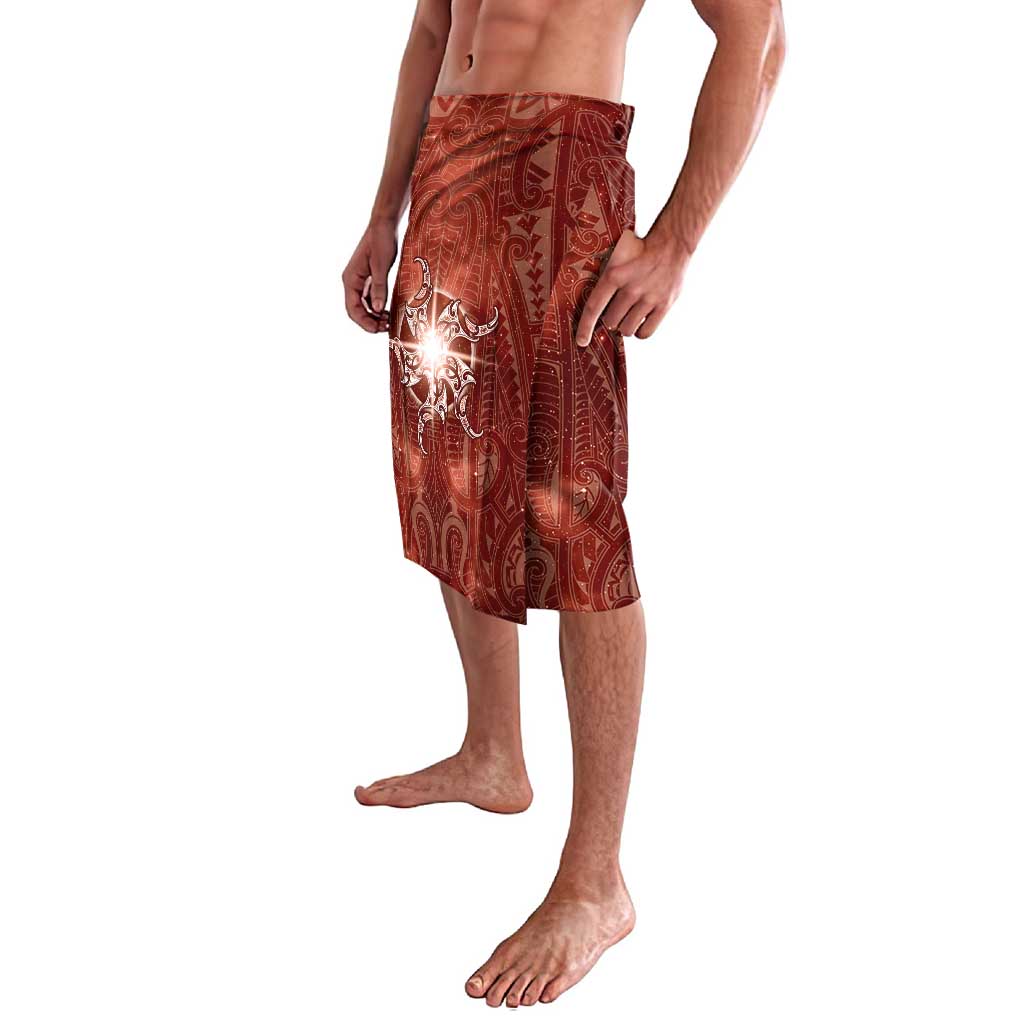 New Zealand Matariki Pohutukawa Lavalava Maori Moko Red Galaxy LT05 - Polynesian Pride
