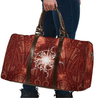 New Zealand Matariki Pohutukawa Travel Bag Maori Moko Red Galaxy LT05 - Polynesian Pride