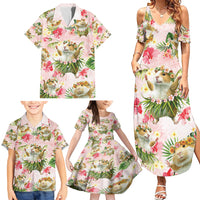 Hawaii Guinea Hula Pig Family Matching Summer Maxi Dress and Hawaiian Shirt Funny Tropical Style LT05 - Polynesian Pride